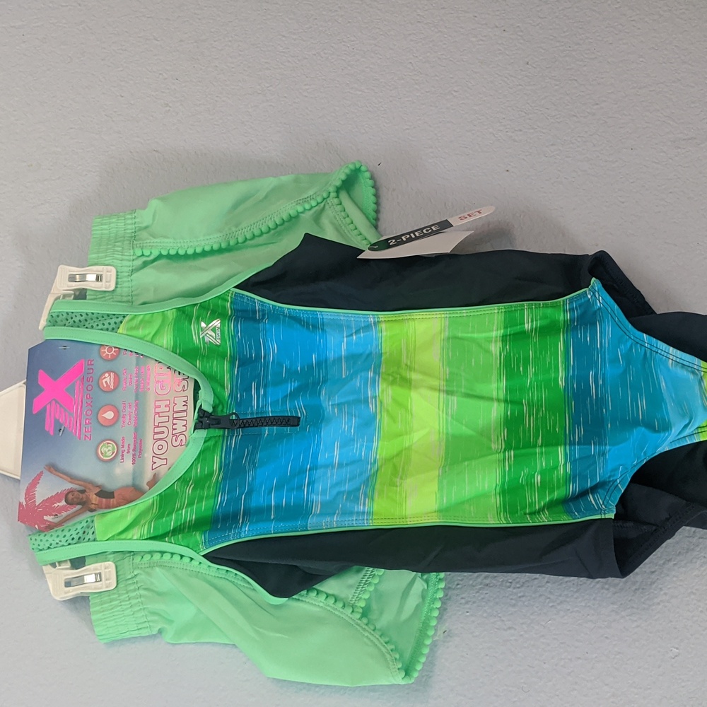 Swimsuit set for youth girls size medium 10/12